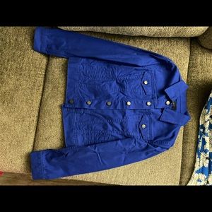 Talbots Blue Jean Jacket Size XS